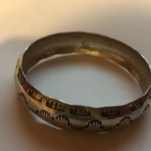 George Begay sterling bracelet NAVAJO